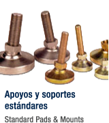 Apoyos y Soportes estándares · Standard Pads & Mounts